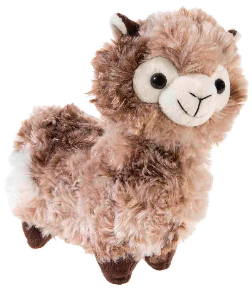 Peluche Lama bouclé (3 coloris possibles) - 18 cm
