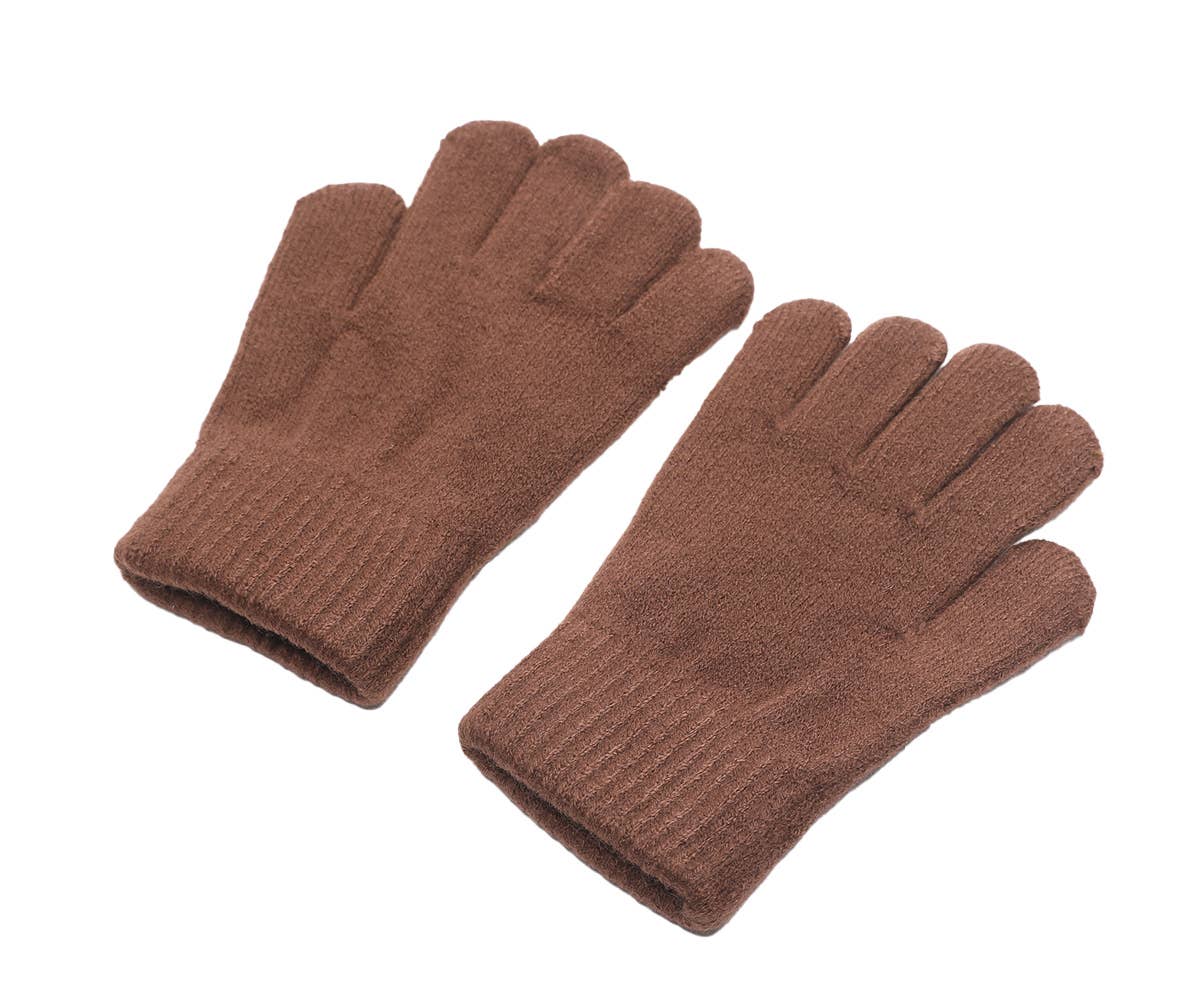 Ensemble d'Hiver Marron - Lettres de l’Alphabet Rigolotes