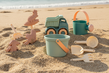Ensemble de Jouets de Plage Vert Mer