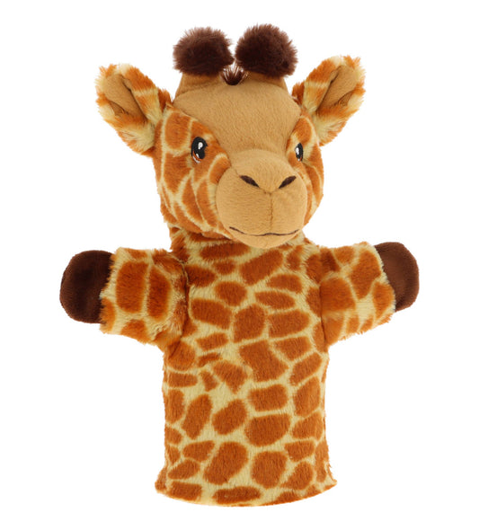 Marionnette girafe tachetée Keeleco 27 cm