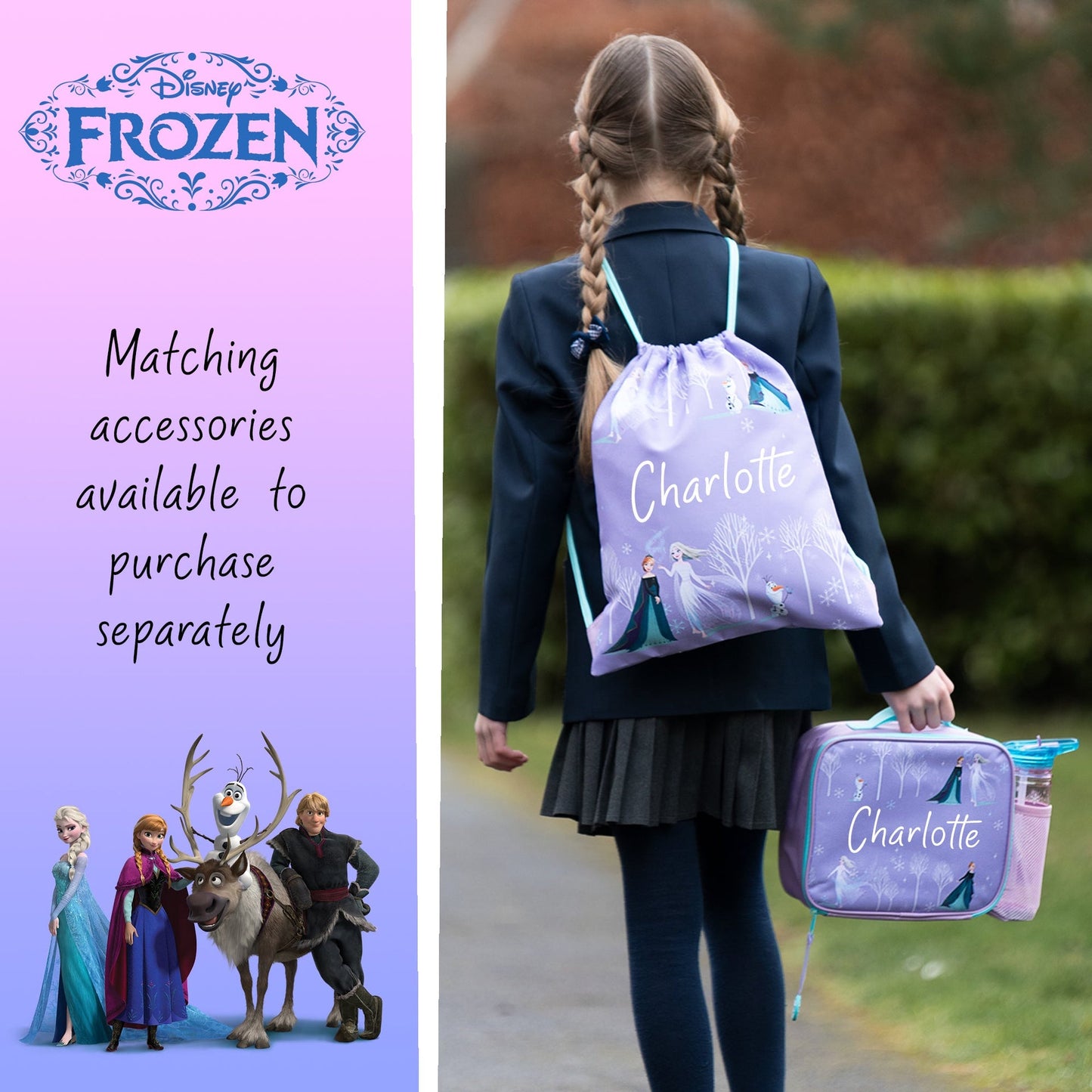 Official Disney La Reine des Neiges Sac à cordon | enfant PE Sac