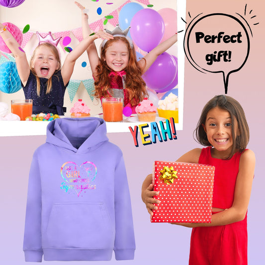 Sweat à capuche gymnastique – Fringoo Gymnastic for Cotton Rich Soft Hooded – Love Gymnastic violet