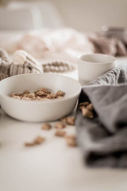 Placa, taza, taza y cubiertas de bambú de Lille Vilde