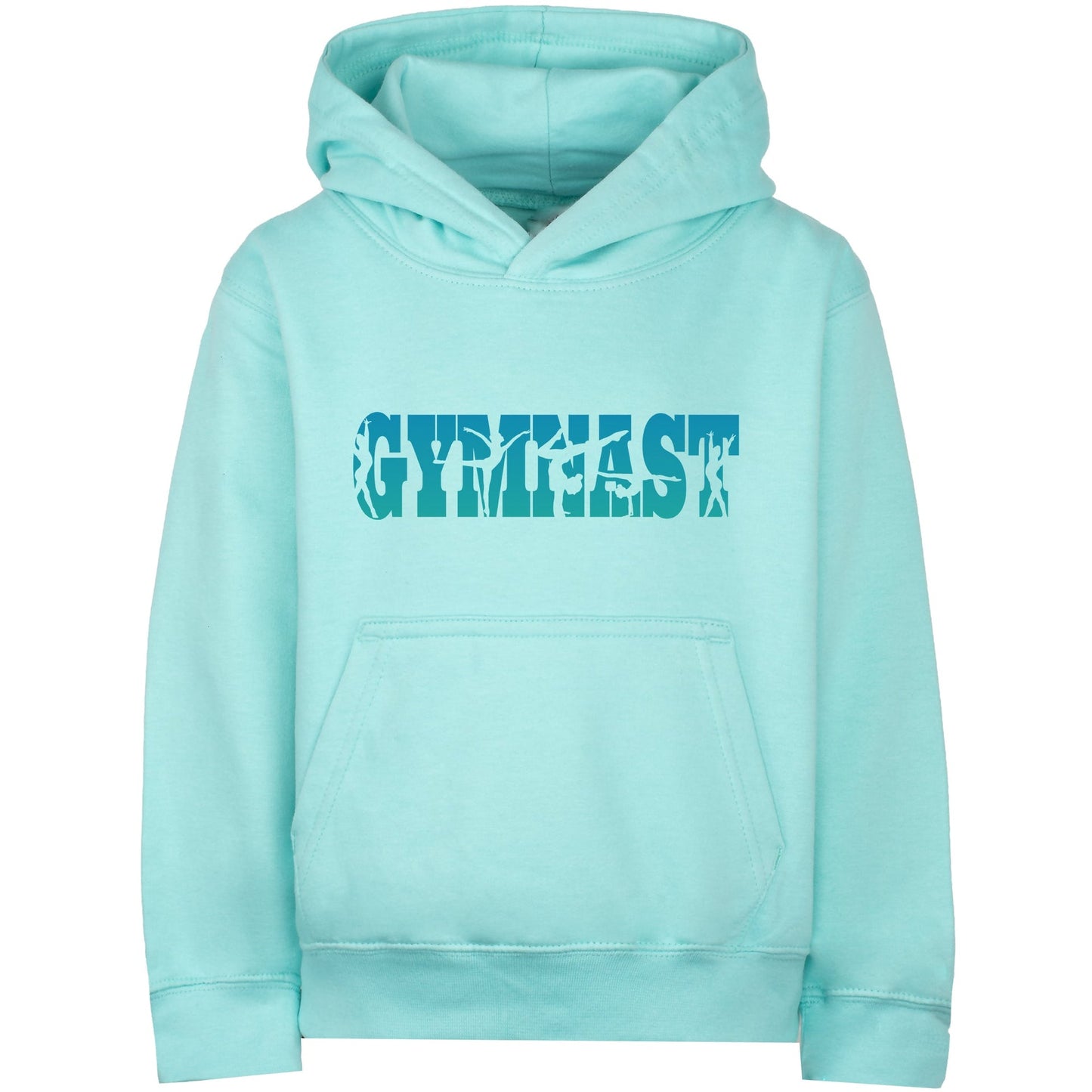 Sweat à capuche gymnastique – Fringoo Gymnastic for Cotton Rich Soft Hooded – Gymnast turquoise