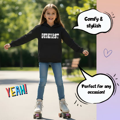 Sweat à capuche gymnastique – Fringoo Gymnastic for Cotton Rich Soft Hooded – Gymnast noir