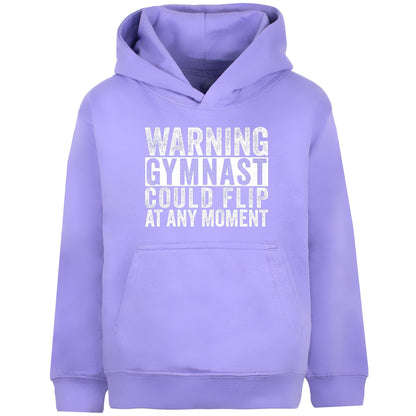 Sweat à capuche gymnastique – Fringoo Gymnastic for Cotton Rich Soft Hooded – Gymnast Warning violet