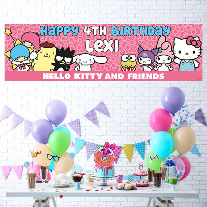 Bannière d’anniversaire – Hello Kitty