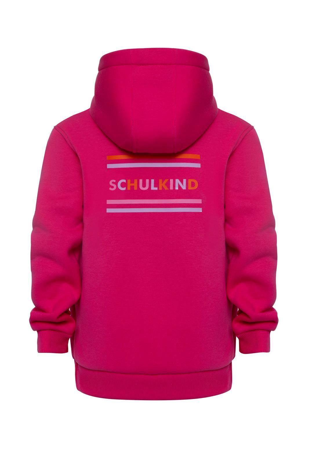 Sweat zippé Schulkind rose – vue produit 2