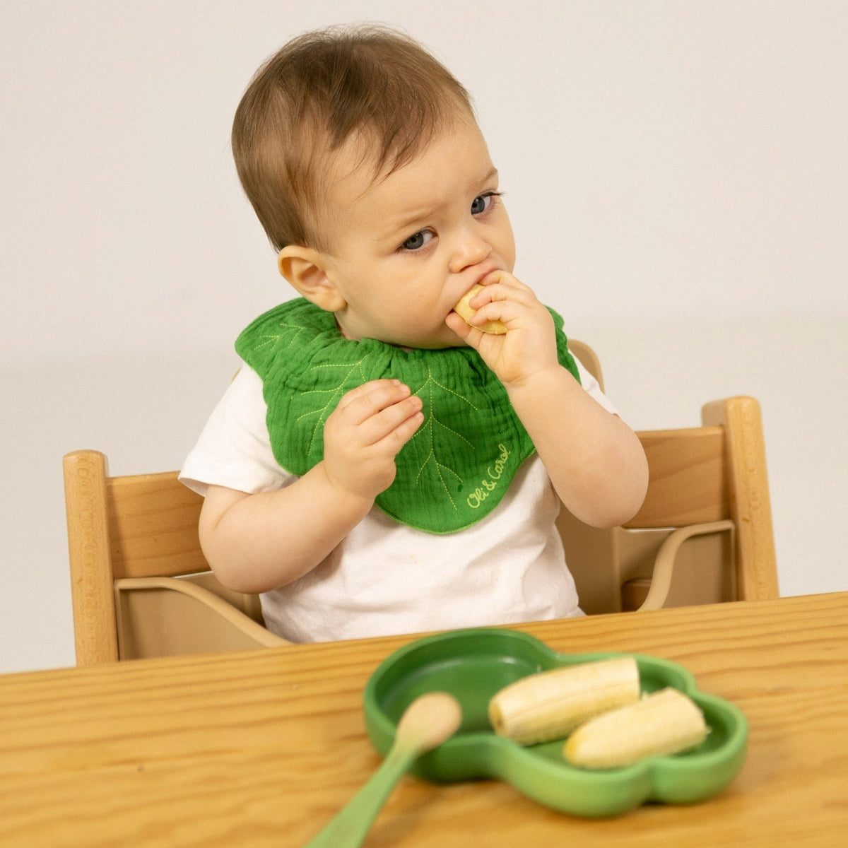 Kendall le Chou kale – Ensemble assiette et cuillère bébé – vue produit 3