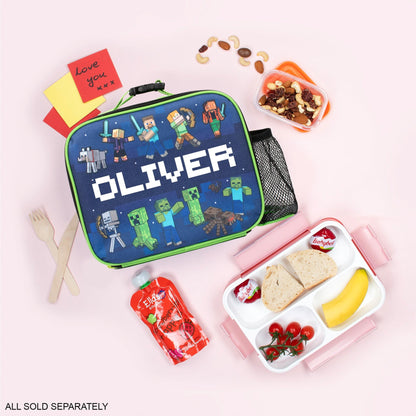 Sac repas – Minecraft bleu
