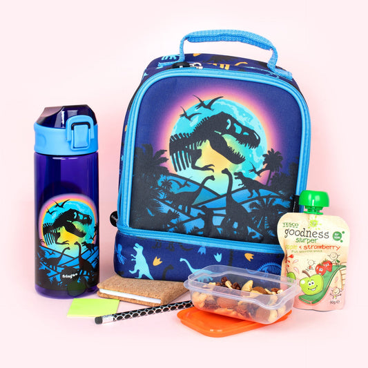Gourde à bouchon rabattable – à bouchon rabattable 600ml – dinosaure Moon
