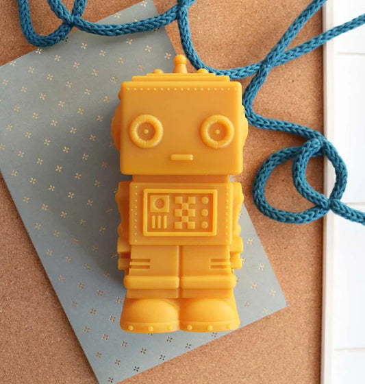 Petite Veilleuse Robot Or