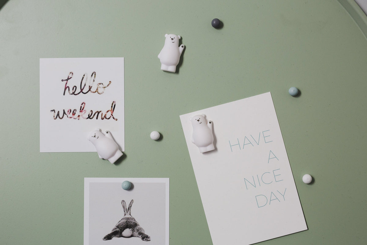 Set de 4 Magnets Ours Lou