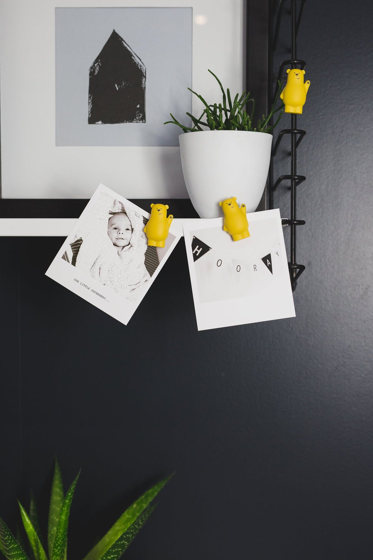 Set de 4 Magnets Ours Lou