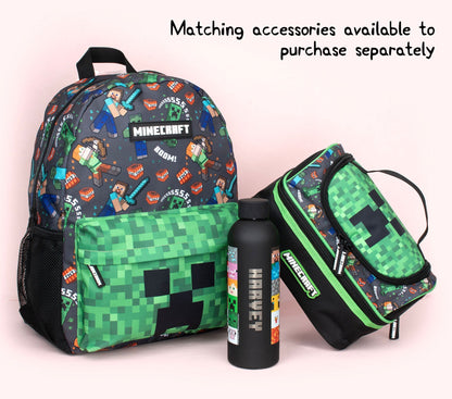 Grand scolaire enfant Sac à dos – Minecraft