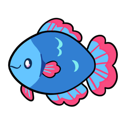 Peluche Mini Squishable – Betta Poisson
