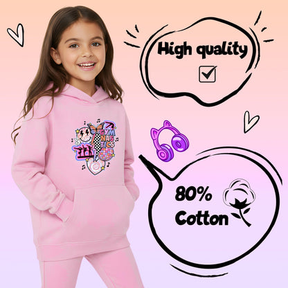 Sweat à capuche gymnastique – Fringoo Gymnastic for Cotton Rich Soft Hooded – Gymnastic Vibes-rose