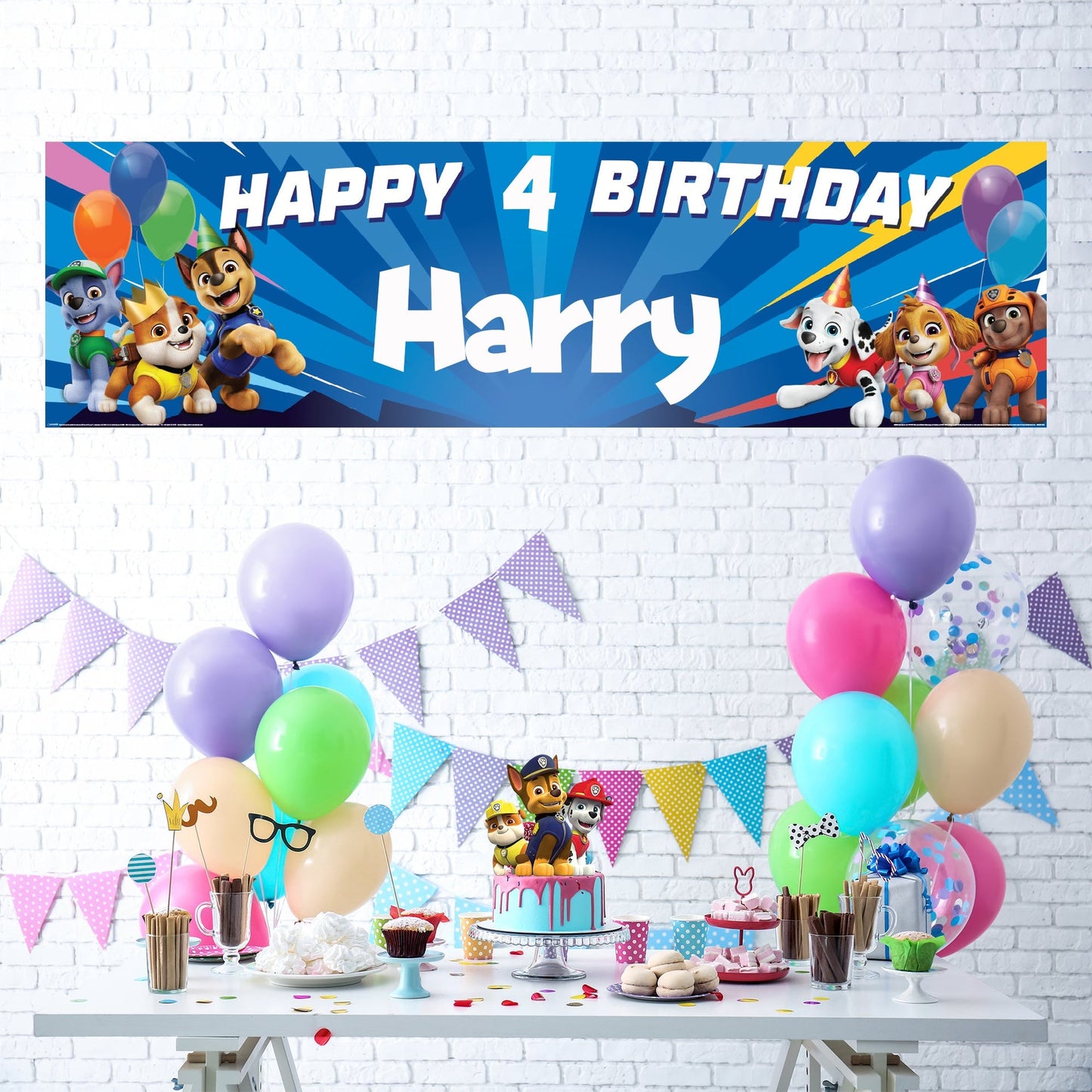 Bannière d’anniversaire – Paw Patrol