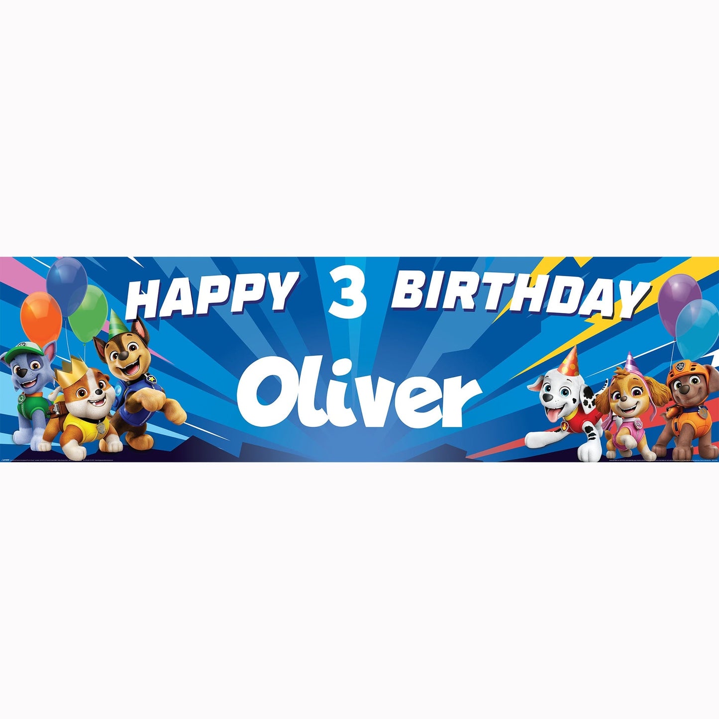 Bannière d’anniversaire – Paw Patrol