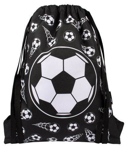 Sacs à cordon – football noir