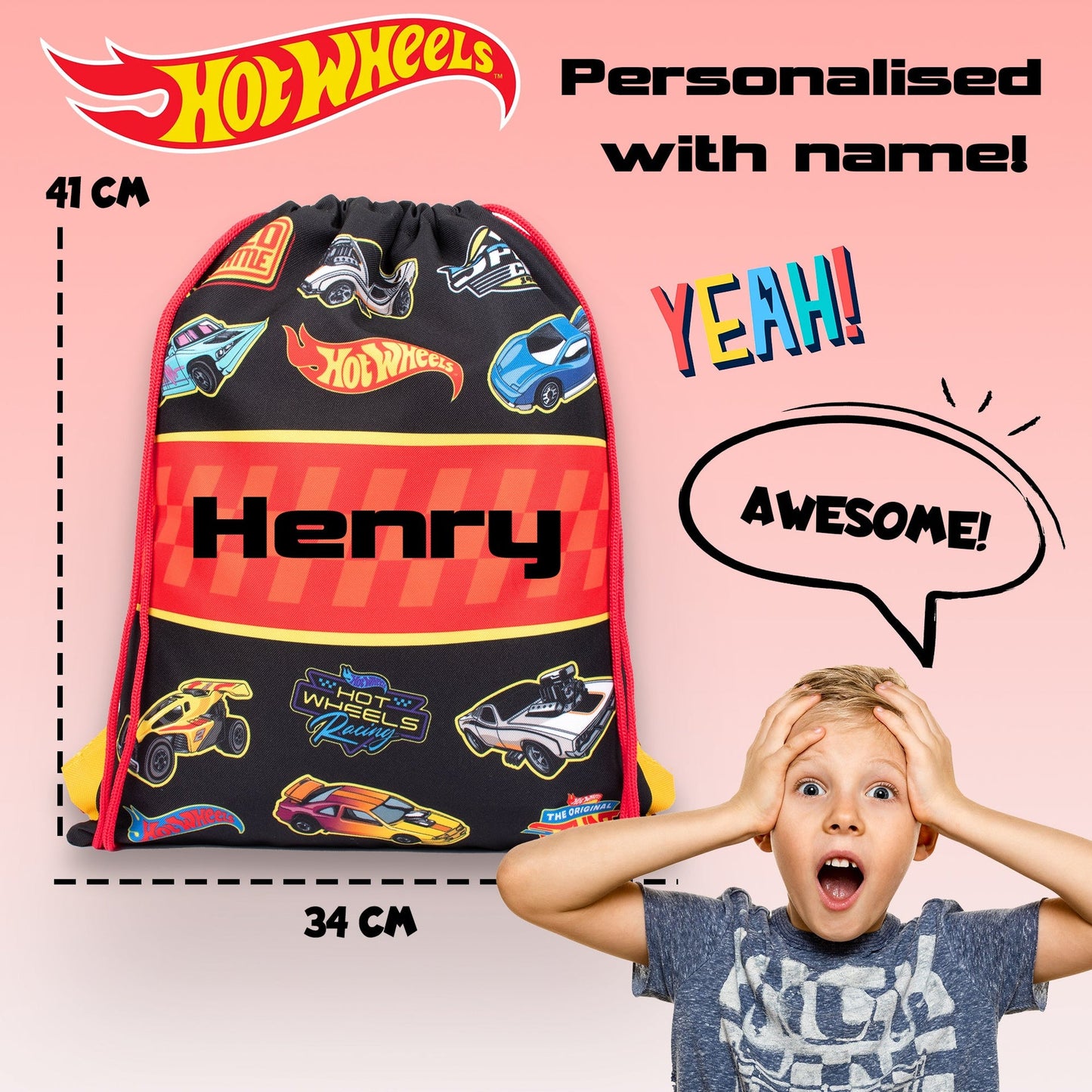 Sac à cordon – Official Hot Wheels / | PE Bag | Fringoo
