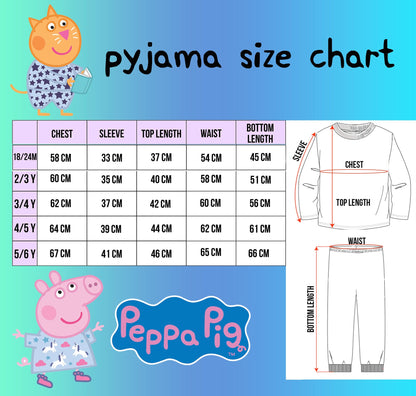 Peppa Pig Pyjamas – rose & violet