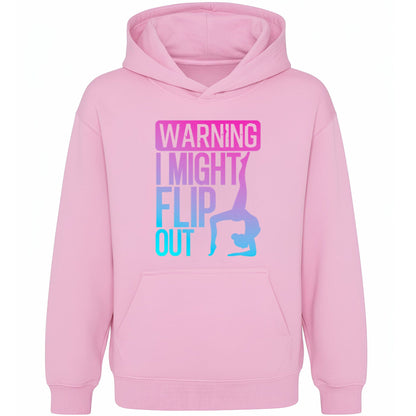 Sweat à capuche gymnastique – Fringoo Gymnastic for Cotton Rich Soft Hooded – Gymnastic Flip out- rose
