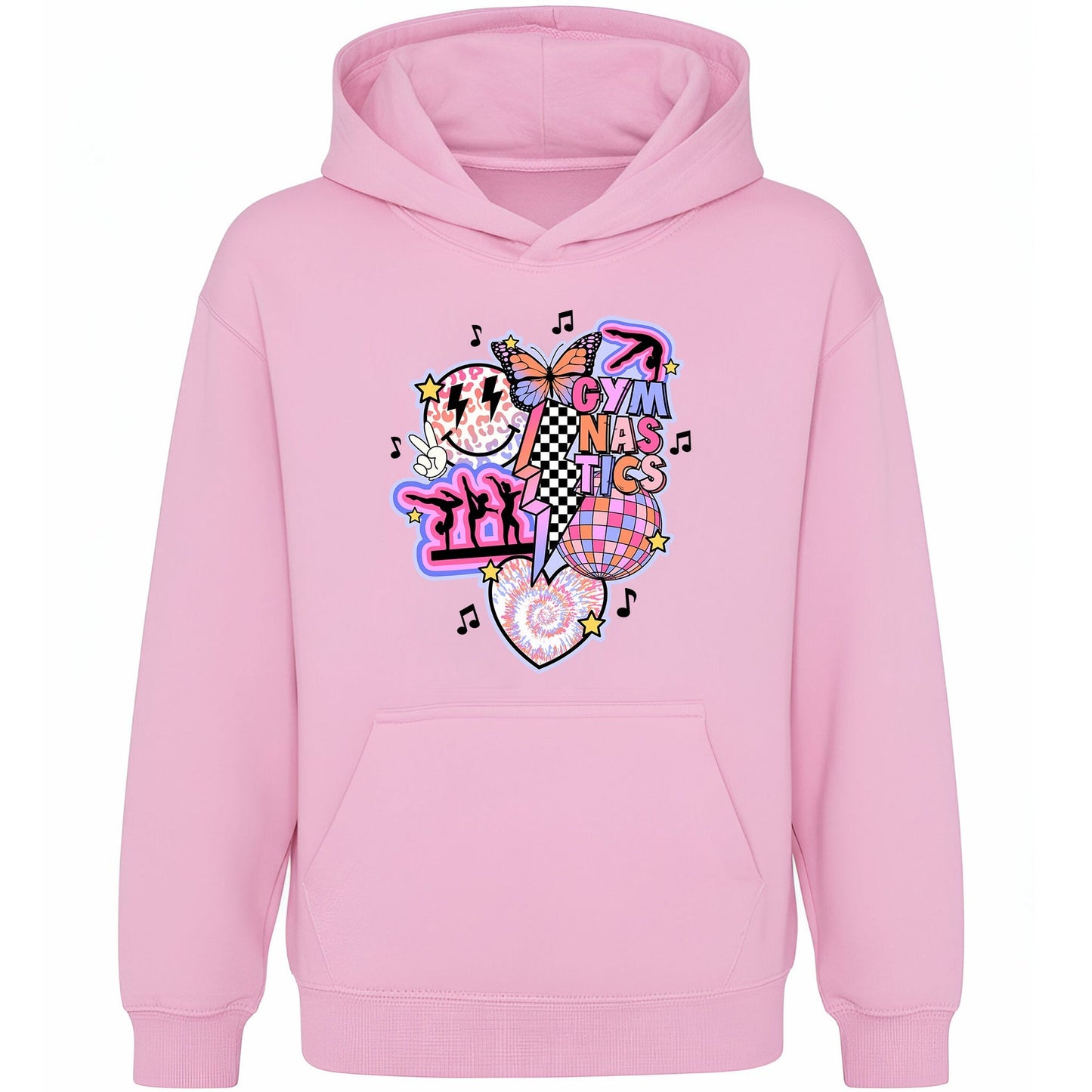 Sweat à capuche gymnastique – Fringoo Gymnastic for Cotton Rich Soft Hooded – Gymnastic Vibes-rose
