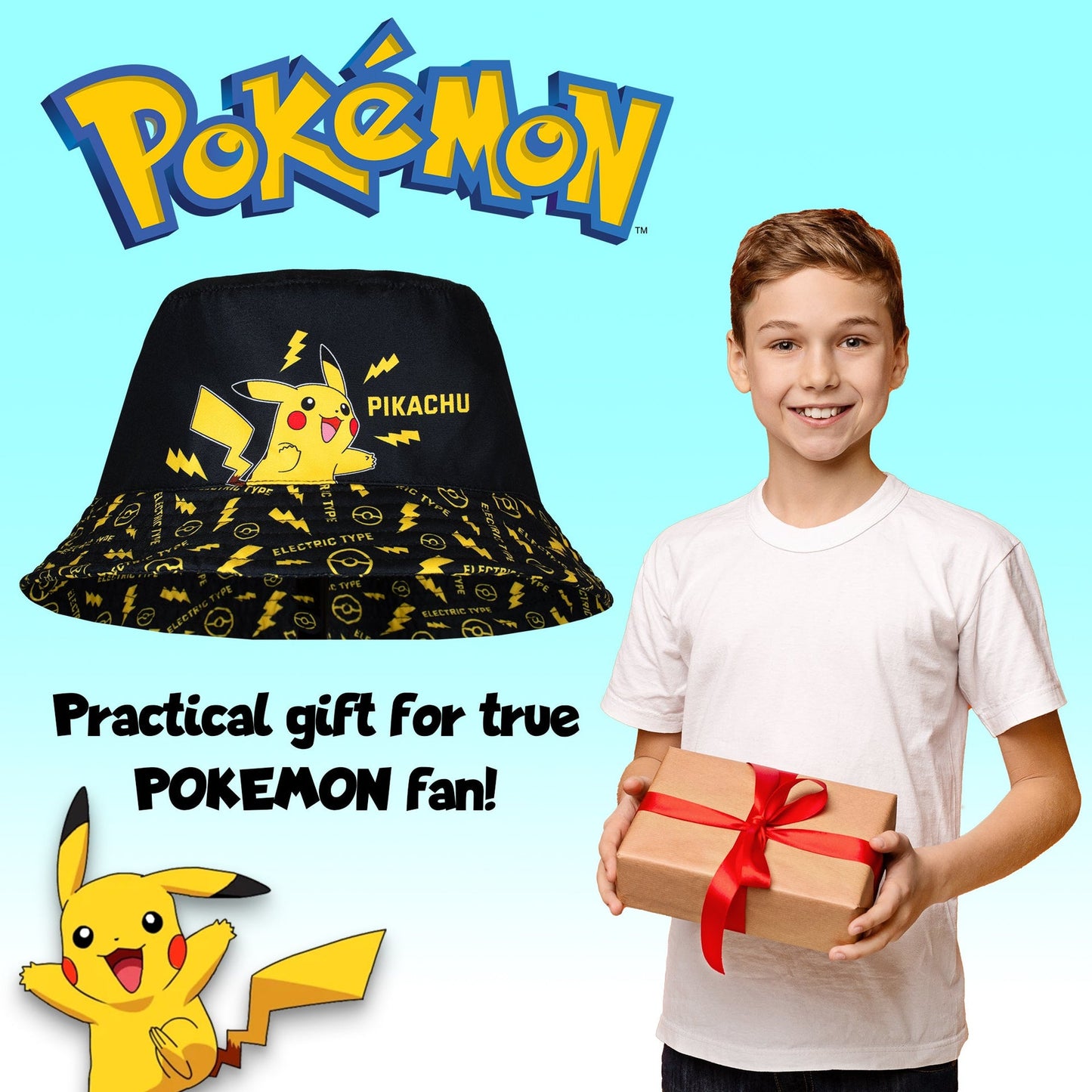 Pikachu Bucket Hat