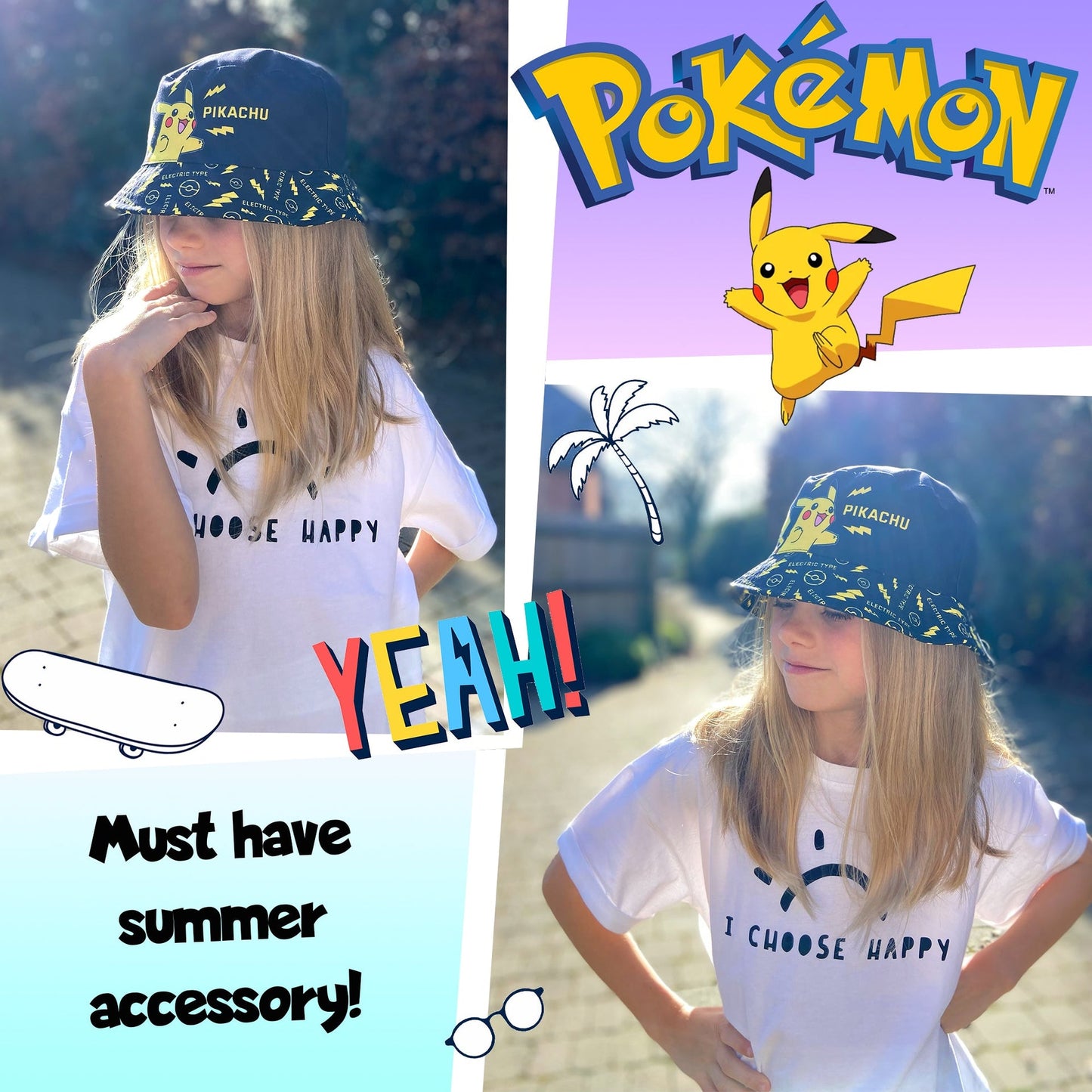 Pikachu Bucket Hat