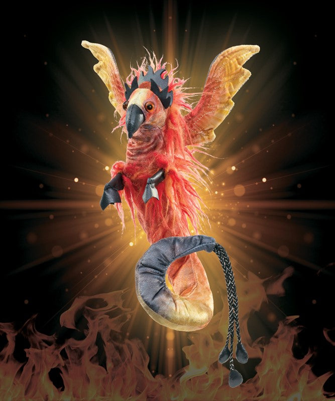 Marionnette-bracelet à doigt Oiseau de feu