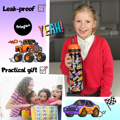 Gourde – Straw Bottle – Race Cars