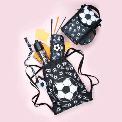 Strap Sacs repas – football noir