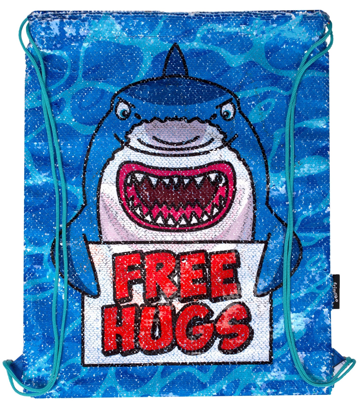 À sequins Drawstring Sac à dos – Shark's Hug