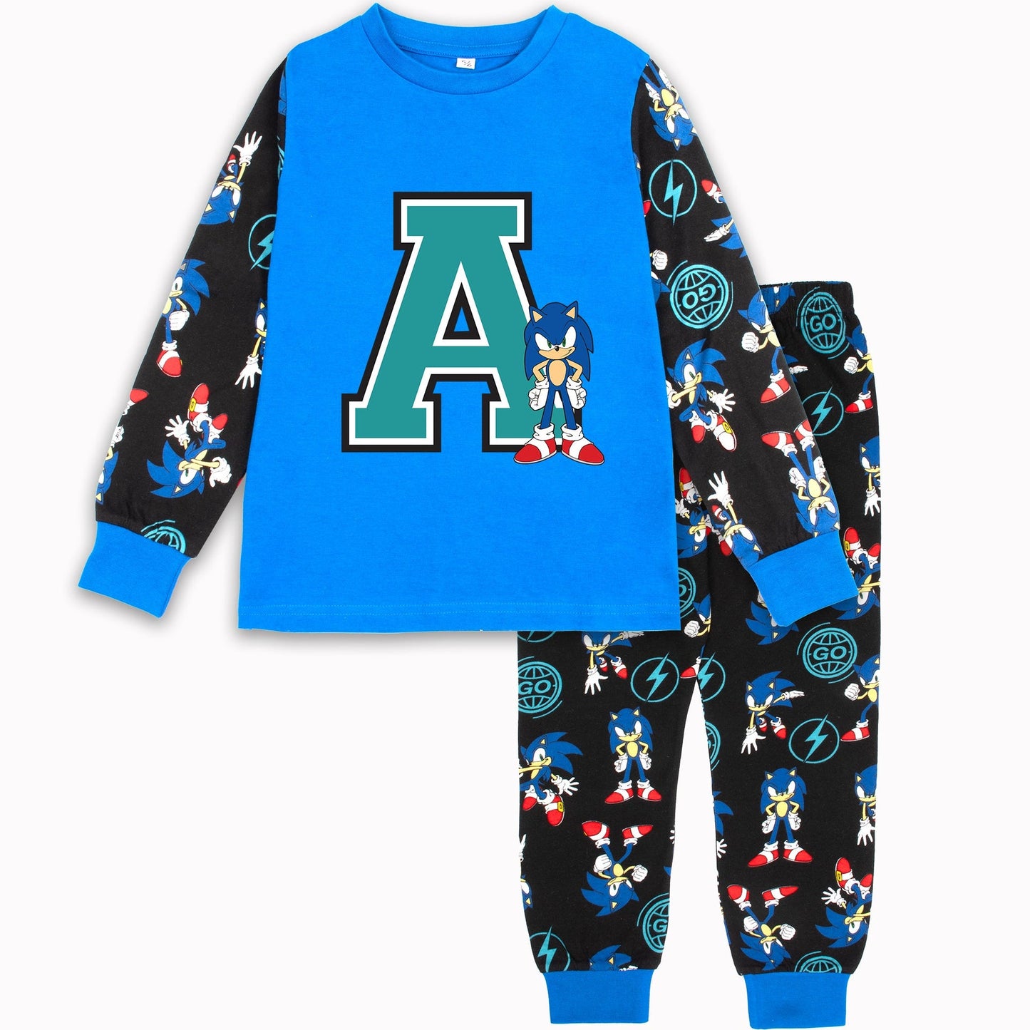 Pyjama – Sonic The Hedgehog for boys Long Sleeve 100% Cotton