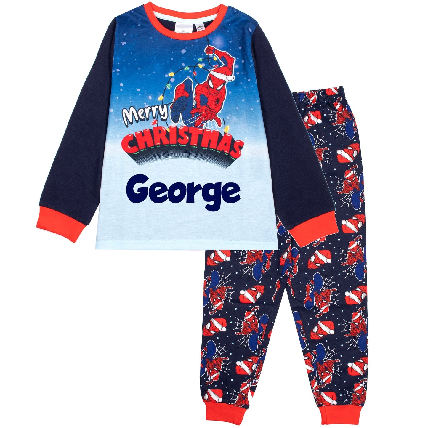 Marvel Spider-Man Christmas Pyjama- Dark bleu