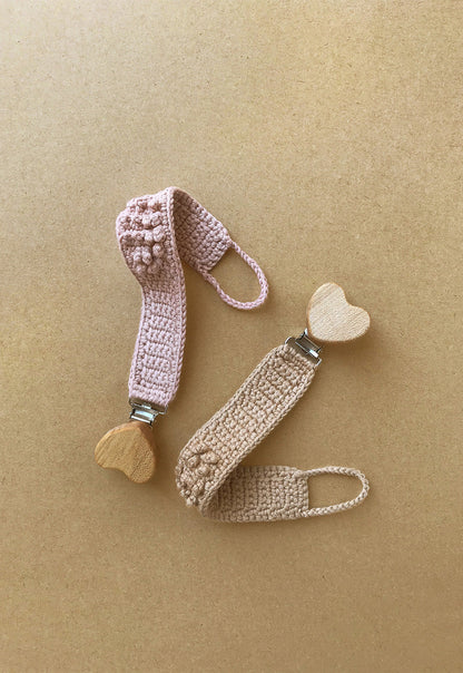 Attache-sucette en Crochet