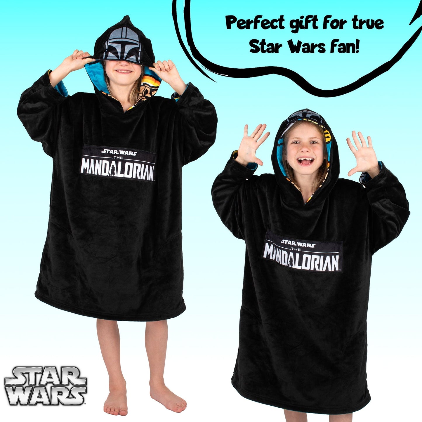 Star Wars Mandalorian Oversized Sweat à capuche Couverture