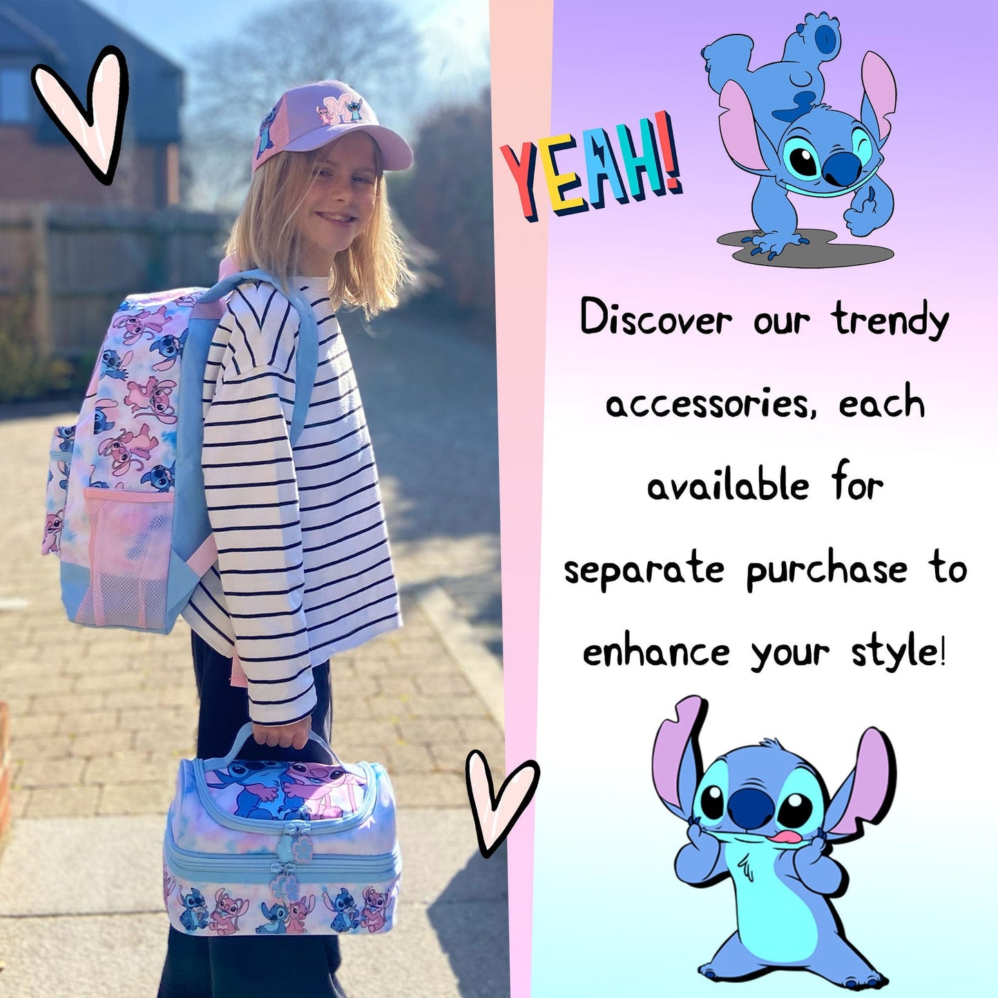 Sac à dos – Disney Stitch Girls | Tie Dye Rucksack | Fringoo