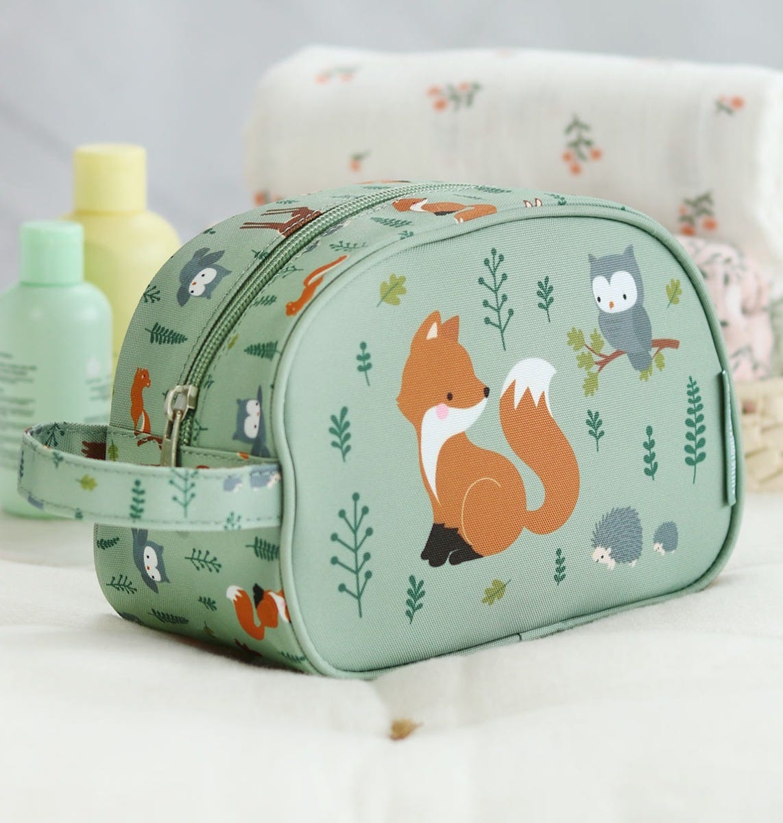 Trousse de toilette enfant - Amis de la forêt – vue 2 – A Little Lovely Company