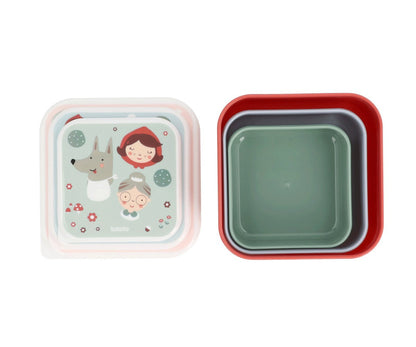 Tutete - 3 boîtes à déjeuner Petit Chaperon Rouge - vue officielle 6