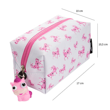 Licorne Roses Trousse scolaire