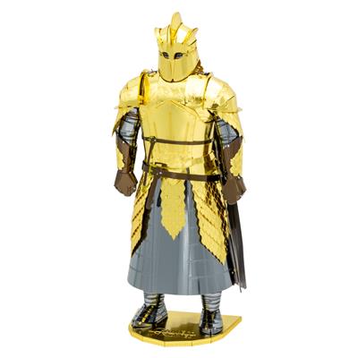 MetalEarth: ICONX - GAME OF THRONES / THE MOUNTAIN 7.8x8x15cm, maquette 3D en métal avec 2.25 feuilles multicolorées, sur carte, 14+