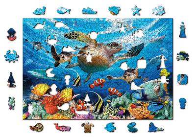 Wooden City Puzzle: OCEAN LIFE 505/50, en bois, 8+