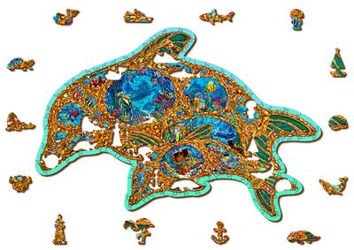 Wooden City Puzzle: JEWELS OF THE SEA 250/40, en bois, 8+