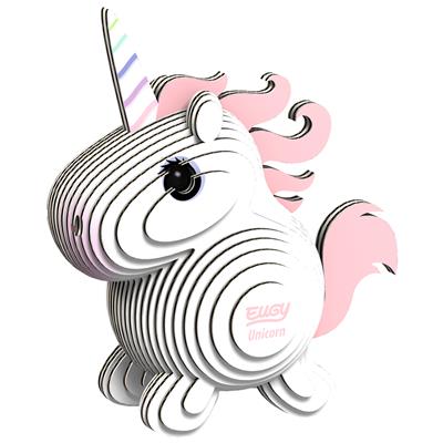 Eugy 3D Modèle: FANTAISIE / LICORNE 7.1x4.4x8.0cm, en carton, en boîte, 6+