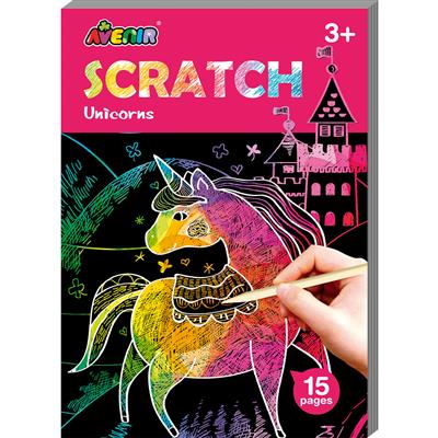 Mini Scratch Book - Licornes