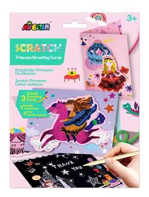 Avenir Scratch: CARTES CADEAUX Princesses, 3+