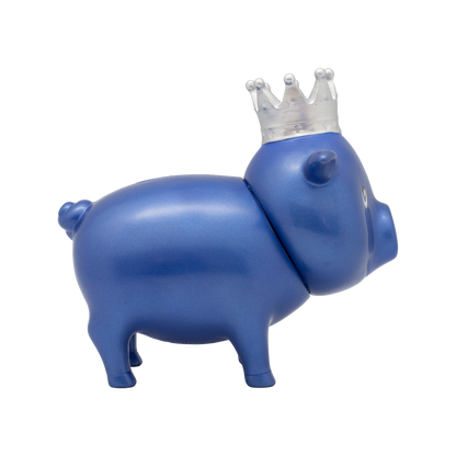 Cochon Diamant Bleu Couronne