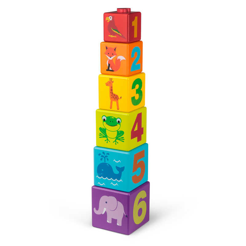 Cubes de Construction Empilables